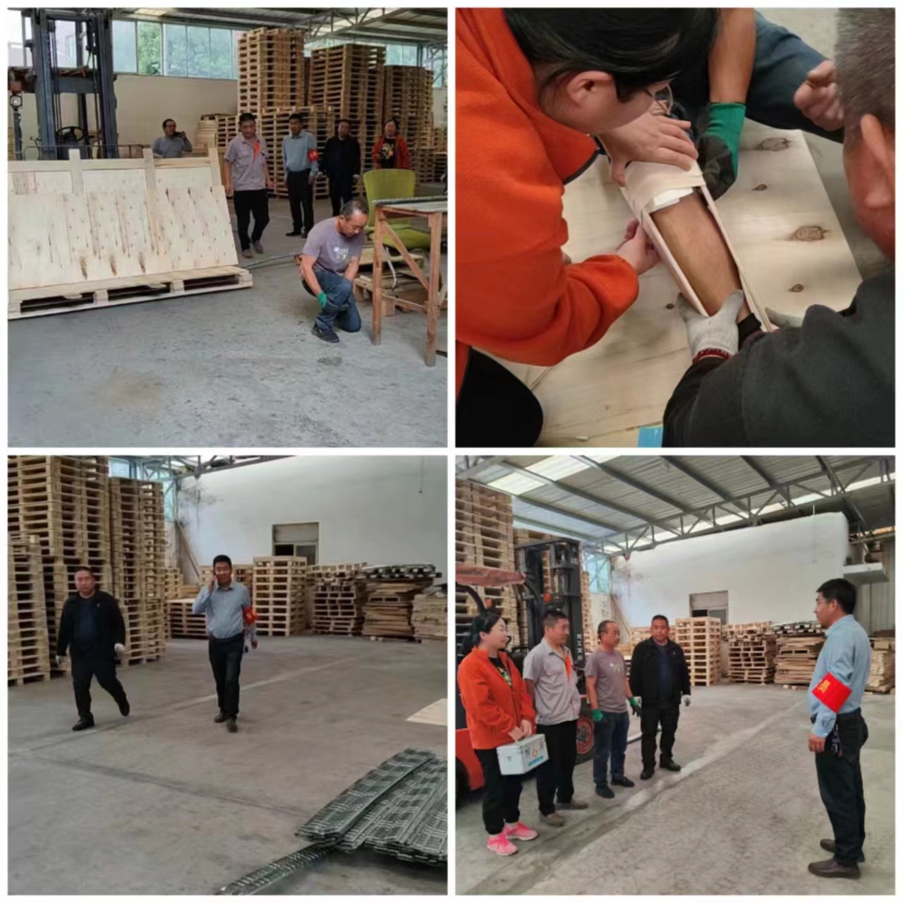 面對車間員工碰傷事故：無錫太行木業一次完整的應急救援安全演練